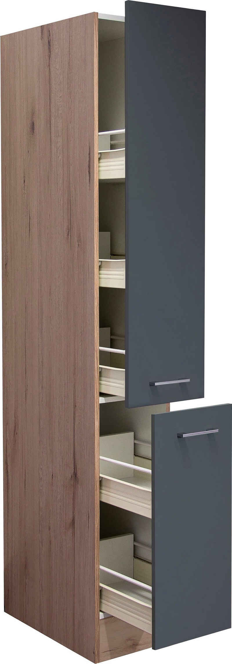 Flex-Well Apothekerschrank Morena (B x H x T) 30 x 200 x 57 cm, mit 5 Ablagen – Image 1