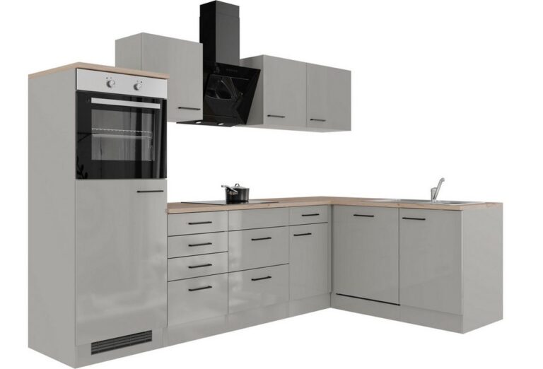 Flex-Well Küche Lund, wahlweise mit E-Geräten, Stellbreite 280x170 cm