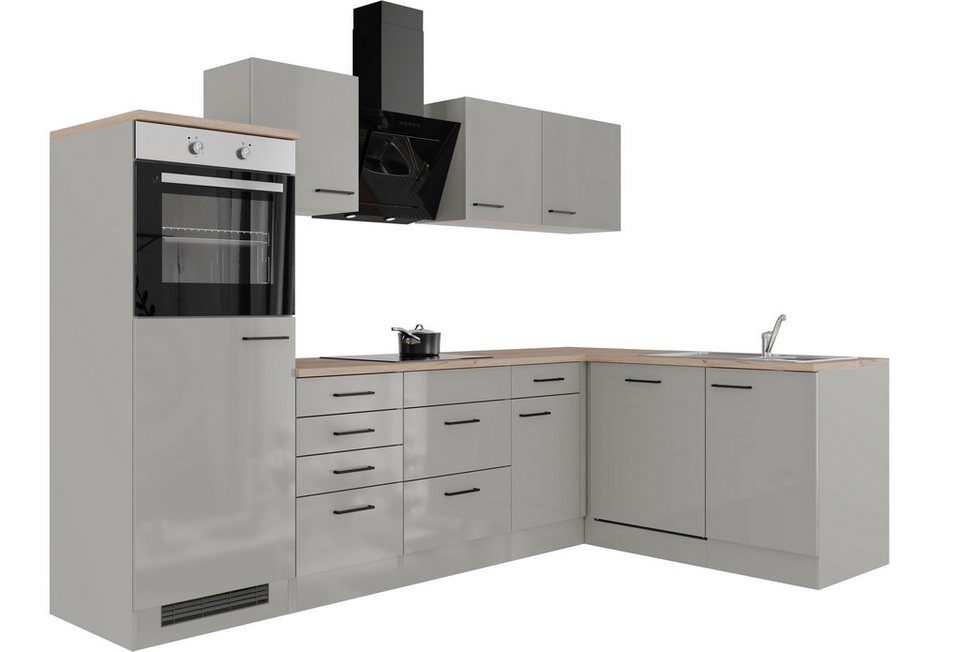 Flex-Well Küche Lund, wahlweise mit E-Geräten, Stellbreite 280x170 cm – Image 3