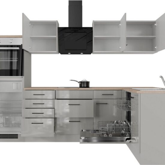 Flex-Well Küche Lund, wahlweise mit E-Geräten, Stellbreite 280x170 cm – Image 4