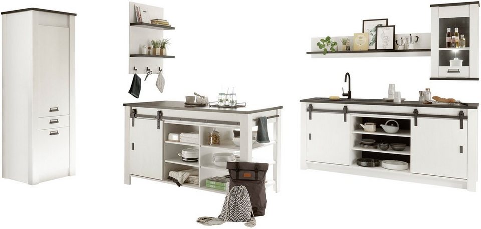 Home affaire Küche Sherwood, Breite 280 cm, ohne E-Geräte – Image 1