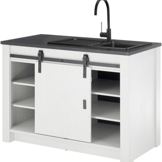 Home affaire Küche Sherwood, Breite 400 cm, ohne E-Geräte – Image 6