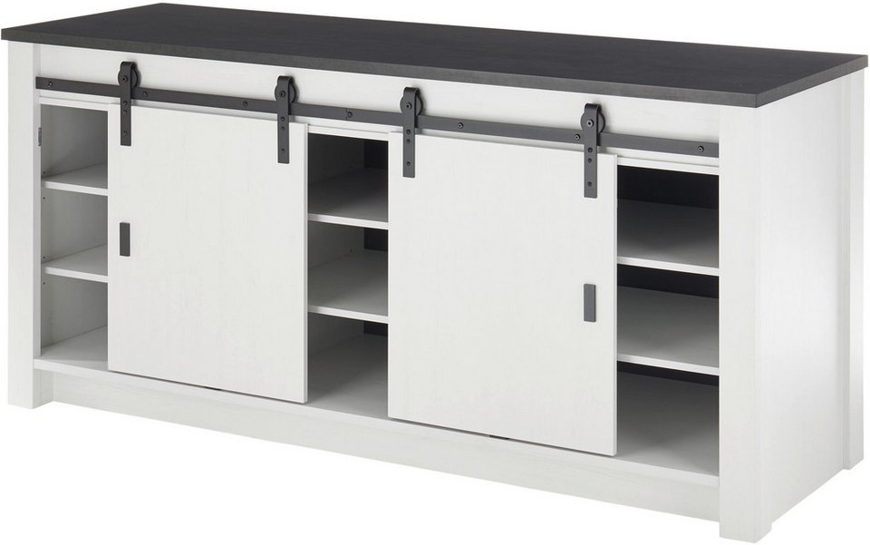 Home affaire Küchenzeile Sherwood, Breite 264 cm, mit Herdumbauschrank, ohne E-Geräte – Image 3