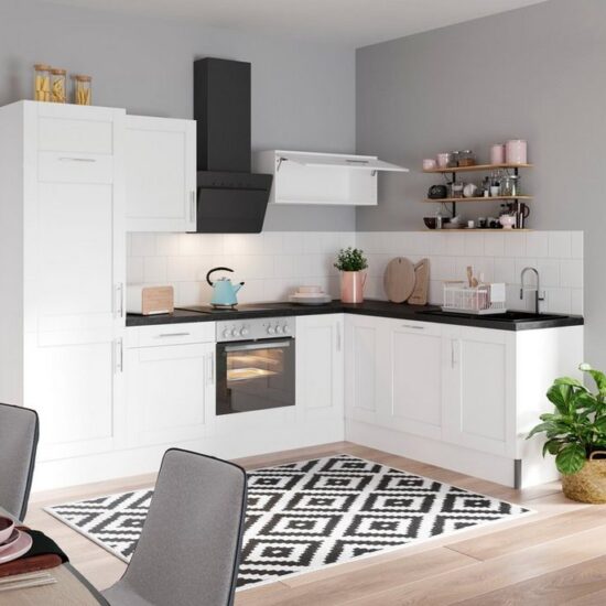 KOCHSTATION Küche KS-Ahus, 200 x 270 cm breit, wahlweise mit E-Geräten, Soft Close Funktion – Image 2