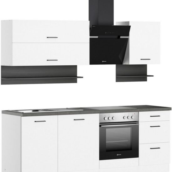 KOCHSTATION Küchenzeile KS-Betty, Breite 220 cm, mit E-Geräten von Bauknecht – Image 4
