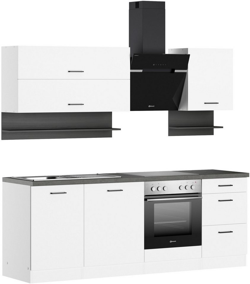 KOCHSTATION Küchenzeile KS-Betty, Breite 220 cm, mit E-Geräten von Bauknecht – Image 4