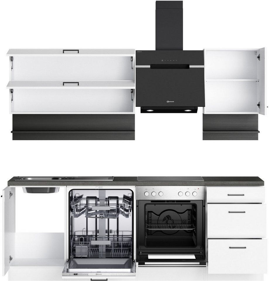 KOCHSTATION Küchenzeile KS-Betty, Breite 220 cm, mit E-Geräten von Bauknecht – Image 5