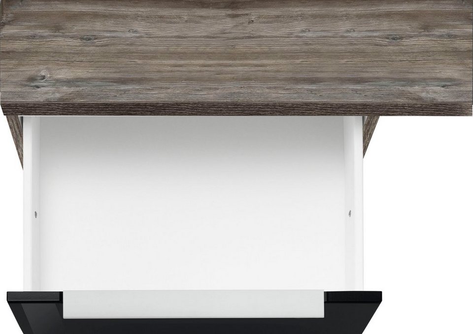 KOCHSTATION Küchenzeile KS-Brindisi, Breite 210 cm, wahlweise mit E-Geräten, mit MDF-Fronten und Regal – Image 8
