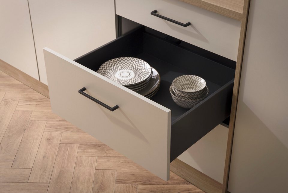 KOCHSTATION Küchenzeile KS-Kolari, Küchenblock Made in Germany, Breite 290 cm, wahlweise mit Hanseatic-E-Geräten – Image 5