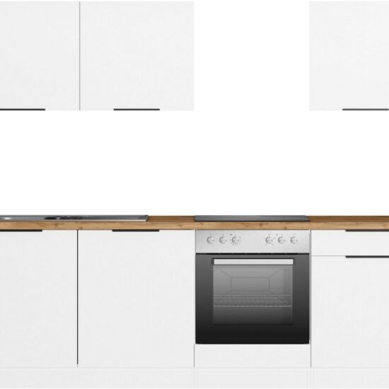 KOCHSTATION Küchenzeile KS-Lagos2, Breite 240 cm, wahlweise mit E-Geräten, mit 38mm starker Arbeitsplatte – Image 2