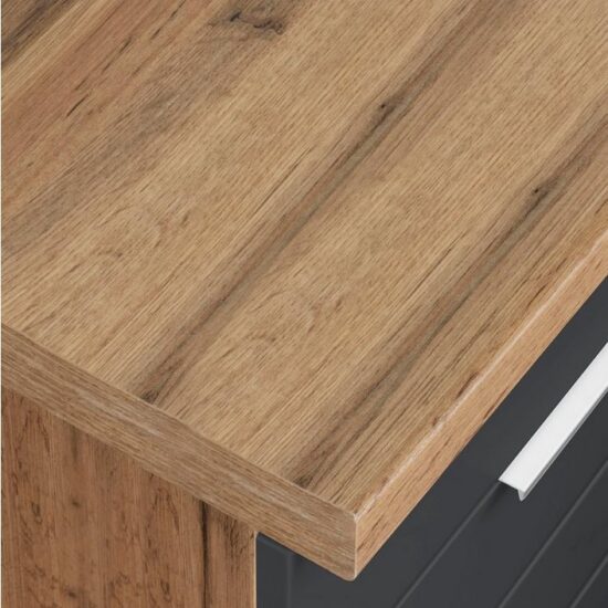 KOCHSTATION Küchenzeile KS-Luhe, 240 cm breit, wahlweise mit oder ohne E-Geräten, gefräste MDF-Fronten – Image 8