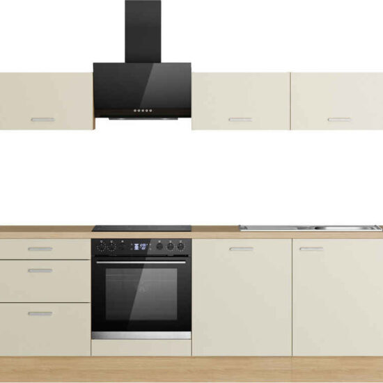 KOCHSTATION Küchenzeile KS-Sion Breite 240 cm, schnelle Montage OPTIsnap, wahlw. m.HANSEATIC-E-Geräten u.Stand Alone – Image 1