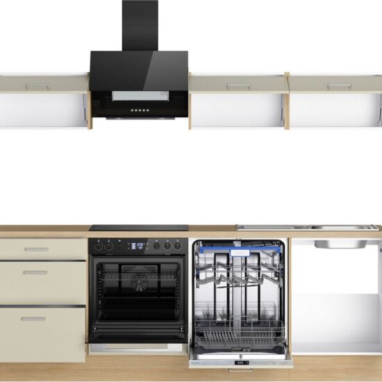 KOCHSTATION Küchenzeile KS-Sion Breite 240 cm, schnelle Montage OPTIsnap, wahlw. m.HANSEATIC-E-Geräten u.Stand Alone – Image 5