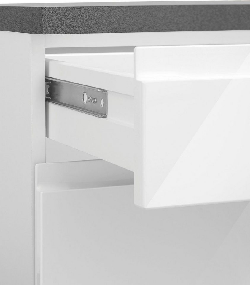 KOCHSTATION Küchenzeile KS-Virginia,neu in verbesserter Ausführung, Breite 220 cm, Soft-Close, wahlweise mit E-Geräten – Image 7