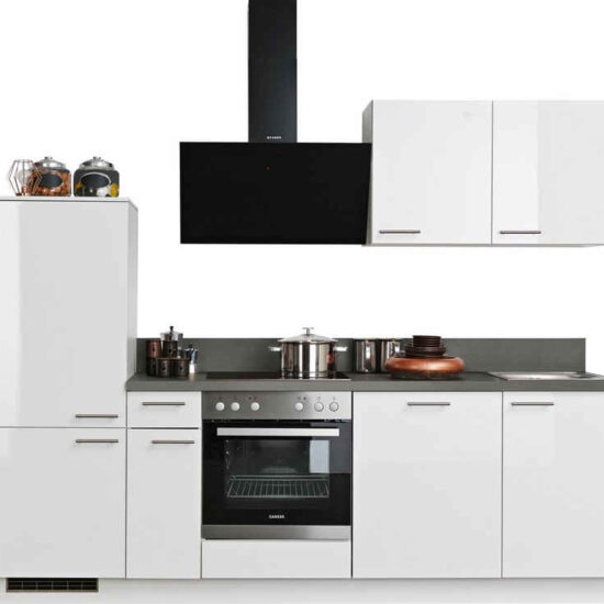 KOCHSTATION Küchenzeile KS-Wien, Breite 270 cm, wahlweise mit E-Geräten – Image 4
