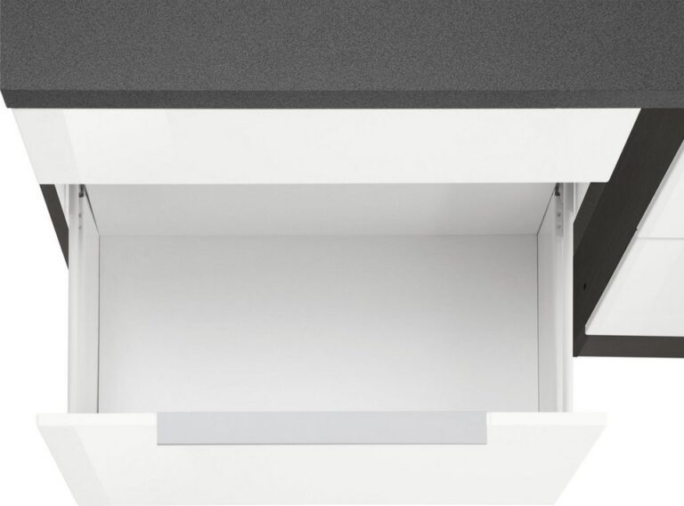 KOCHSTATION Winkelküche KS-Brindisi, Stellbreite 230/170 cm, wahlweise mit E-Geräten, mit MDF-Fronten