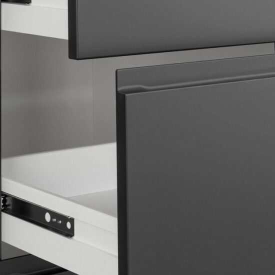 KOCHSTATION Winkelküche KS-Bruneck, Stellbreite 380/180 cm breit, ohne E-Geräten, MDF Fronten – Image 7