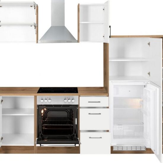 KOCHSTATION Winkelküche KS-Colmar, mit E-Geräten, Stellbreite 210/330 cm – Image 3