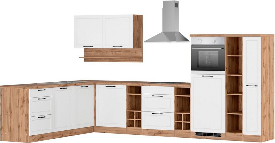 KOCHSTATION Winkelküche KS-Lana, Stellbreite 240/360 cm, wahlweise mit E-Geräten – Image 1