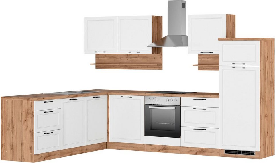 KOCHSTATION Winkelküche KS-Lana, Stellbreite 240/300 cm, wahlweise mit oder ohne E-Geräte – Image 1