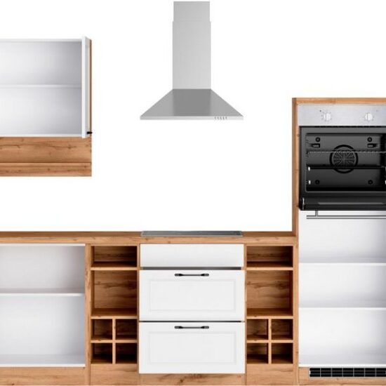 KOCHSTATION Winkelküche KS-Lana, Stellbreite 240/360 cm, wahlweise mit E-Geräten – Image 2