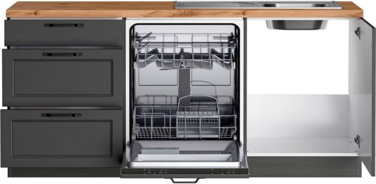 KOCHSTATION Winkelküche KS-Lana, Stellbreite 240/300 cm, wahlweise mit E-Geräten