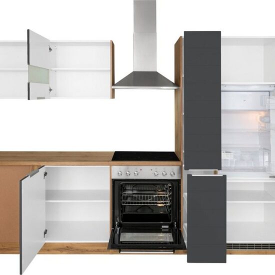 KOCHSTATION Winkelküche KS-Luhe, Stellbreite 240x270 cm, wahlweise mit oder ohne E-Geräten, MDF-Fronten – Image 3