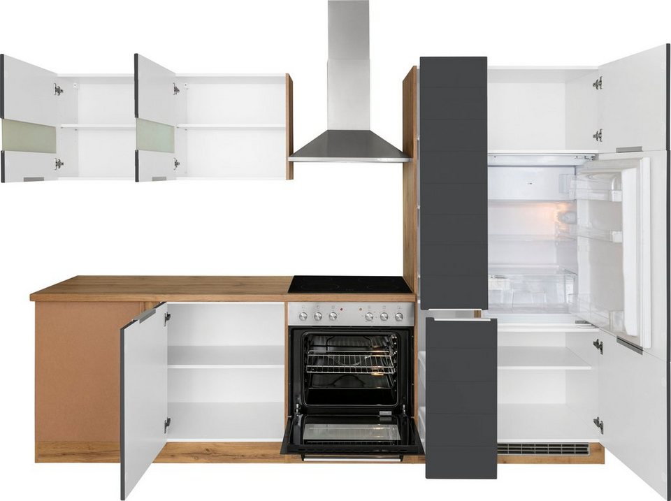 KOCHSTATION Winkelküche KS-Luhe, Stellbreite 240x270 cm, wahlweise mit oder ohne E-Geräten, MDF-Fronten – Image 3