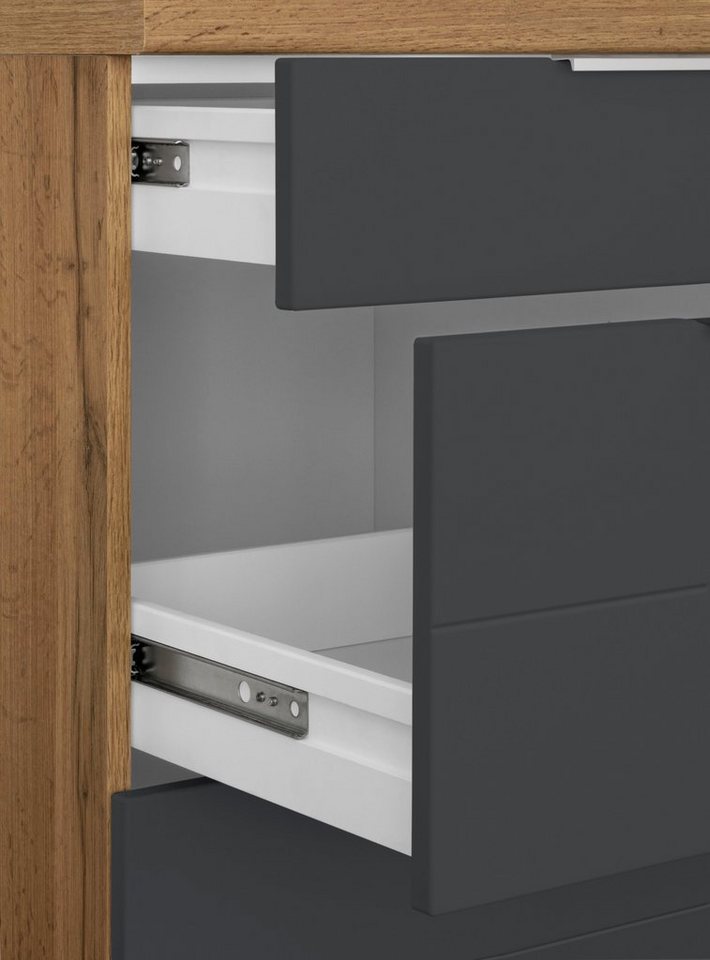 KOCHSTATION Winkelküche KS-Luhe, Stellbreite 240x270 cm, wahlweise mit oder ohne E-Geräten, MDF-Fronten