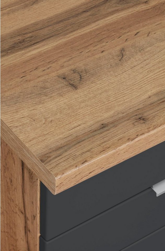KOCHSTATION Winkelküche KS-Luhe, Stellbreite 240x270 cm, wahlweise mit oder ohne E-Geräten, MDF-Fronten
