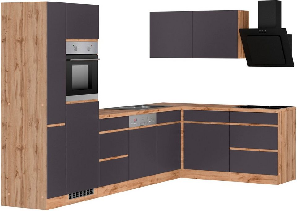 KOCHSTATION Winkelküche KS-Riesa, Stellbreite 330/180 cm, ohne E-Geräte – Image 2