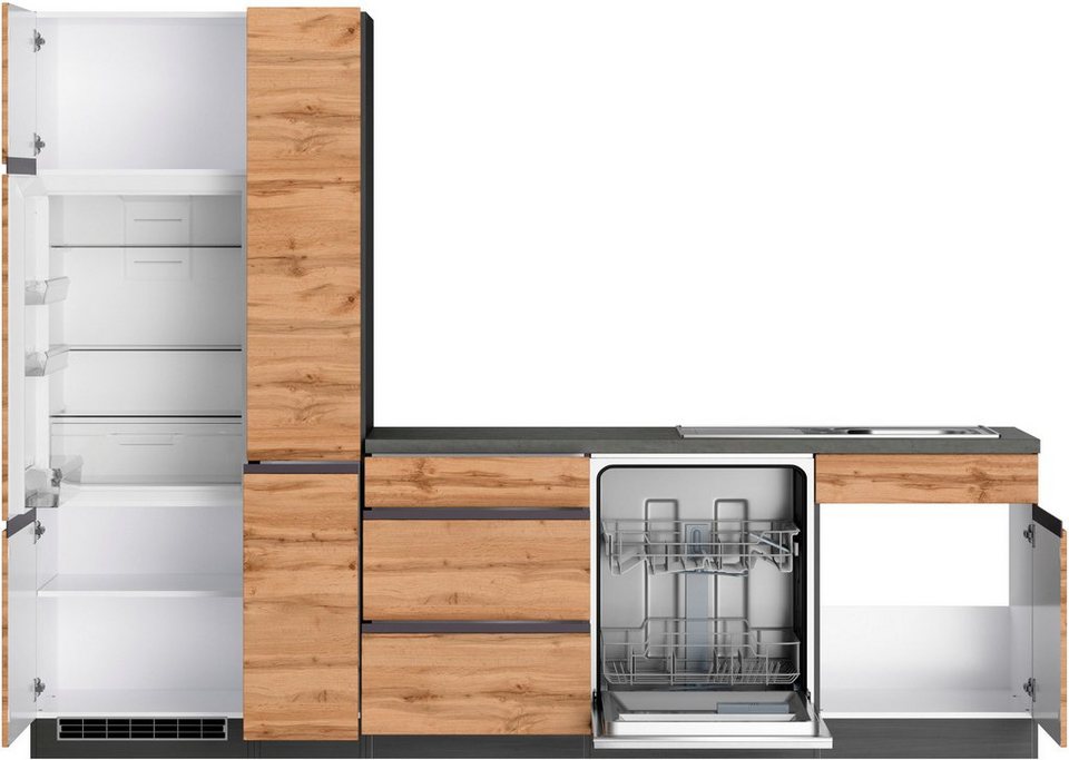 KOCHSTATION Winkelküche KS-Riesa, Stellbreite 240x270 cm, wahlweise mit oder ohne E-Geräte – Image 3