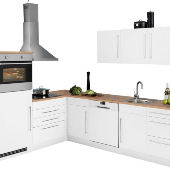 KOCHSTATION Winkelküche KS-Samos, Stellbreite 200x270 cm, wahlweise mit E-Geräten und Induktion – Image 1