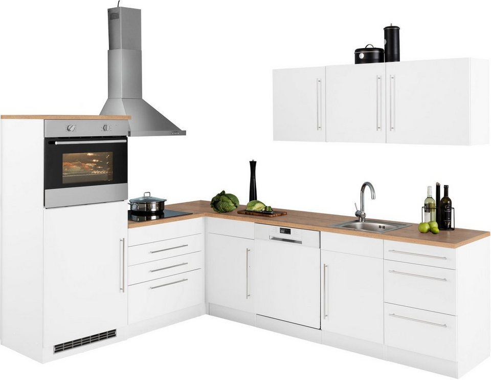 KOCHSTATION Winkelküche KS-Samos, Stellbreite 200x270 cm, wahlweise mit E-Geräten und Induktion – Image 1