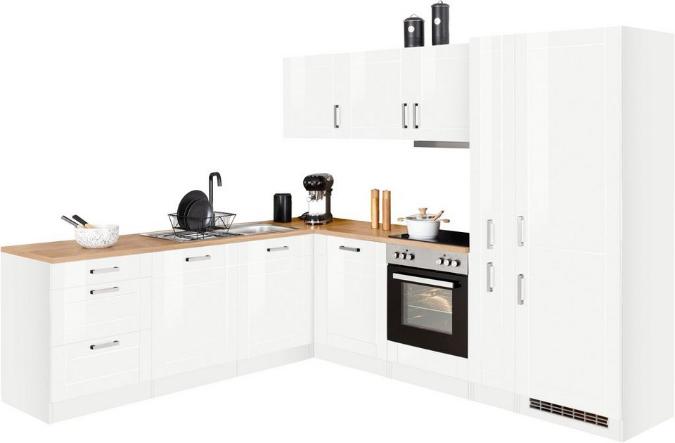 KOCHSTATION Winkelküche KS-Tinnum, mit E-Geräten, Stellbreite 240/270 cm – Image 1
