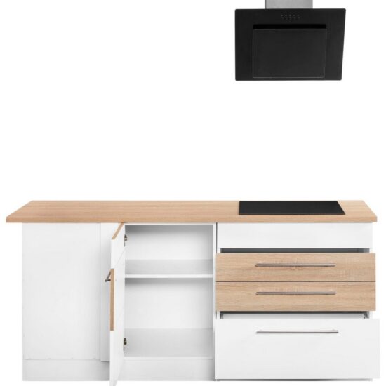 KOCHSTATION Winkelküche KS-Trient, Stellbreite 230x190 cm, wahlweise mit E-Geräten, mit Arbeitsplatte – Image 2