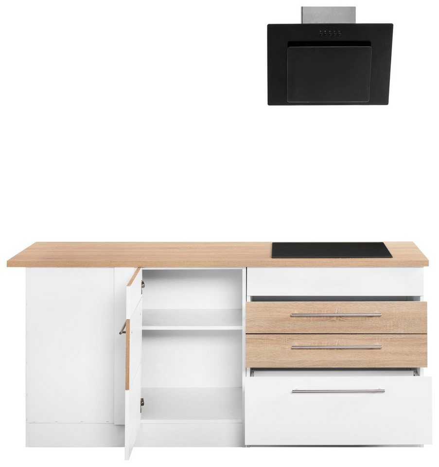 KOCHSTATION Winkelküche KS-Trient, Stellbreite 230x190 cm, wahlweise mit E-Geräten, mit Arbeitsplatte – Image 2