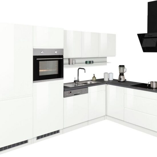KOCHSTATION Winkelküche KS-Virginia,neu in verbesserter Ausführung, Stellbreite 290/190 cm cm, Soft-Close, wahlweise mit Induktion – Image 1