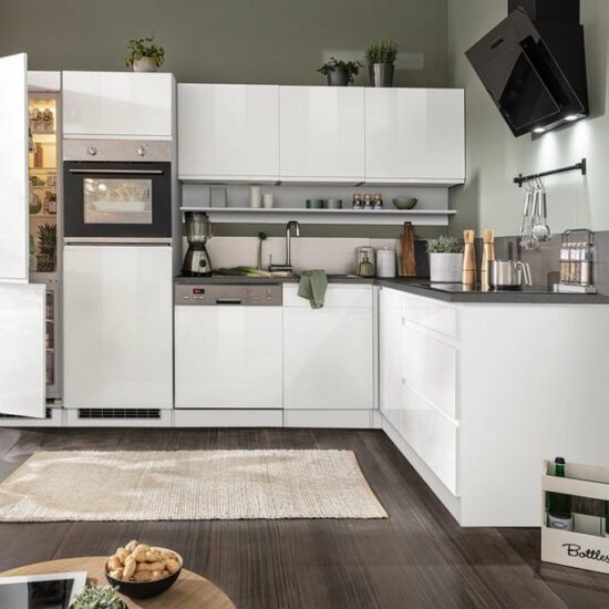 KOCHSTATION Winkelküche KS-Virginia,neu in verbesserter Ausführung, Stellbreite 290/190 cm cm, Soft-Close, wahlweise mit Induktion – Image 2