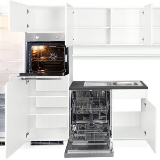 KOCHSTATION Winkelküche KS-Virginia,neu in verbesserter Ausführung, Stellbreite 290/190 cm cm, Soft-Close, wahlweise mit Induktion – Image 4