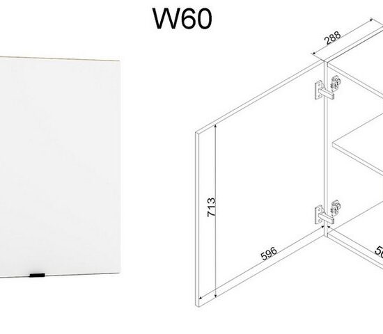 Möbel für Dich Winkelküche moderne Eckküche in L-Form Gianna 260x200 cm, weiß, 9-teilig – Image 6