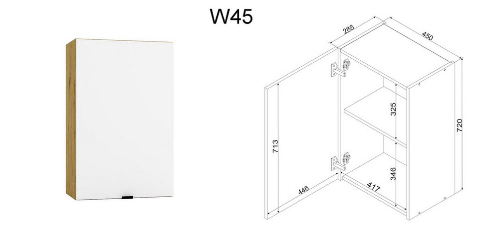 Möbel für Dich Winkelküche moderne Eckküche in L-Form Gianna 260x200 cm, weiß, 9-teilig – Image 7