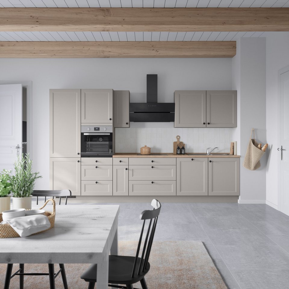 nobilia® Küchenzeile "Cascada II", NEU: individuell anpassbar mit gratis Profi-Beratung, vormontiert, Breite 360 cm, Ausrichtung wählbar, wahlw. mit E-Geräten – Image 2