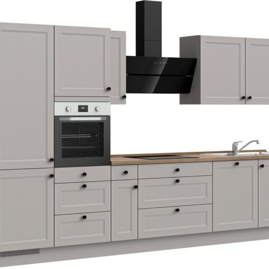 nobilia® Küchenzeile "Cascada II", NEU: individuell anpassbar mit gratis Profi-Beratung, vormontiert, Breite 360 cm, Ausrichtung wählbar, wahlw. mit E-Geräten – Image 4