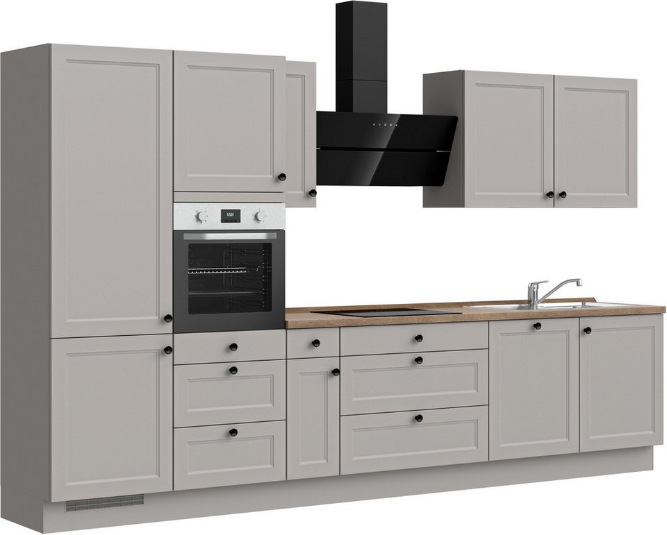 nobilia® Küchenzeile "Cascada II", NEU: individuell anpassbar mit gratis Profi-Beratung, vormontiert, Breite 360 cm, Ausrichtung wählbar, wahlw. mit E-Geräten – Image 4