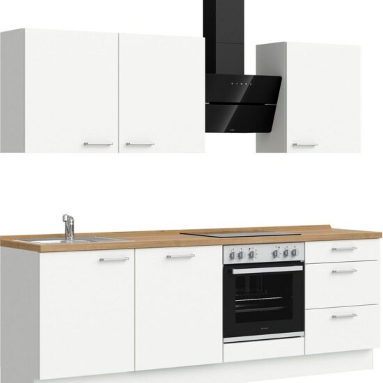 nobilia® Küchenzeile "Touch II", NEU: individuell anpassbar mit gratis Profi-Beratung, vormontiert, Breite 240 cm, Ausrichtung wählbar, wahlw. mit E-Geräten – Image 3
