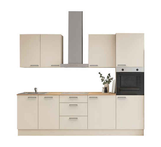 nobilia® Küchenzeile Norr, individuell anpassbar, gratis Küchenplanung mit Profis, (Breite 270 cm), vormontiert, wahlw. mit E-Geräten, inkl. Lieferung – Image 2