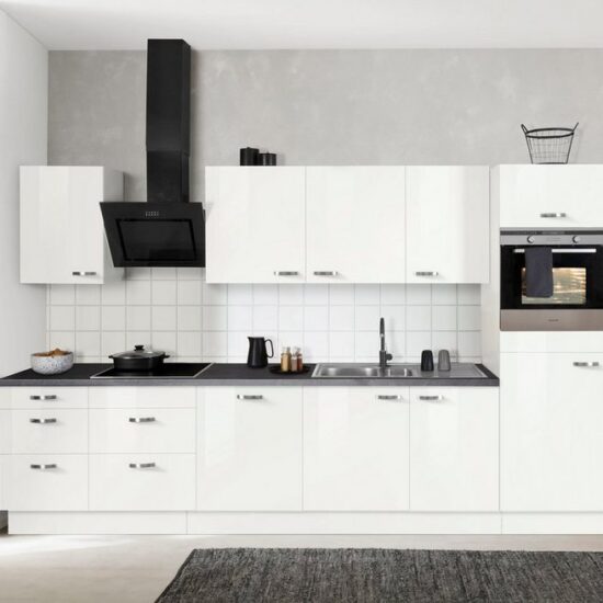 OPTIFIT Küchenzeile Cara mit Hanseatic E-Geräten, Breite 400 cm, Induktionskochfeld, Soft-Close-Funktion, Vollauszüge – Image 6