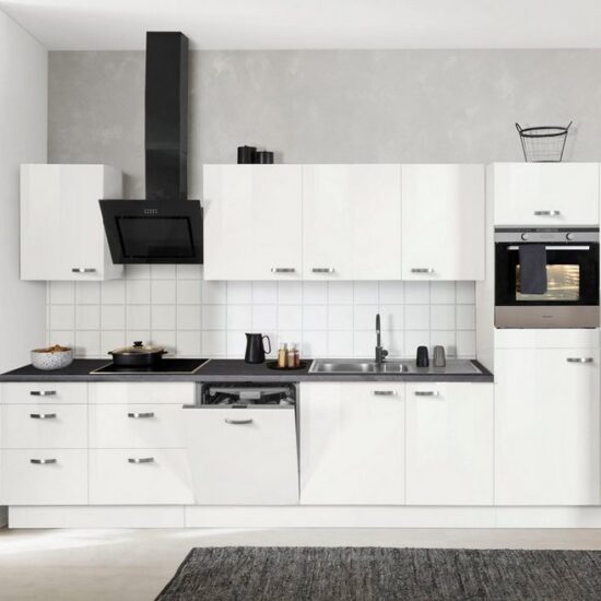 OPTIFIT Küchenzeile Cara mit Hanseatic E-Geräten, Breite 400 cm, Induktionskochfeld, Soft-Close-Funktion, Vollauszüge – Image 7