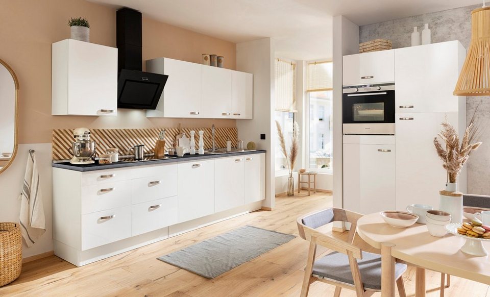 OPTIFIT Küchenzeile Cara mit Hanseatic E-Geräten, Breite 400 cm, Induktionskochfeld, Soft-Close-Funktion, Vollauszüge – Image 8